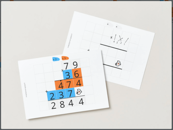 DAUGYBA iš dviženklio | PDF paruoštukas