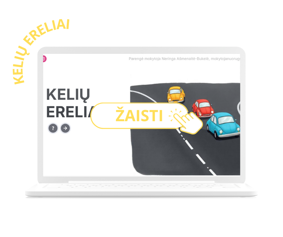 greičio uždaviniai matematinis žaidimas mokomieji žaidimai ketvirtokams