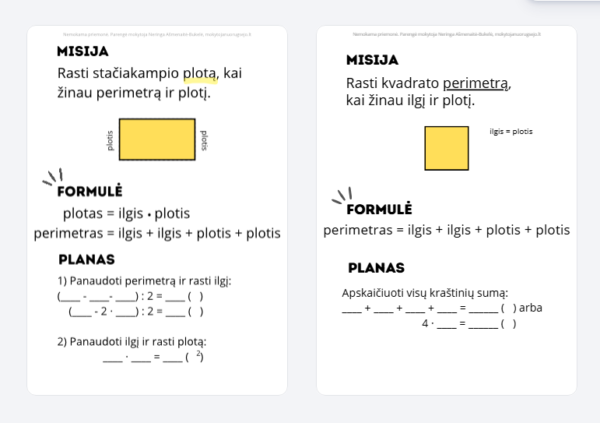 nemokamas pdf apie plotus ir perimetrus