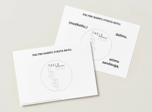 DALYBOS kampu atmintinė | PDF paruoštukas